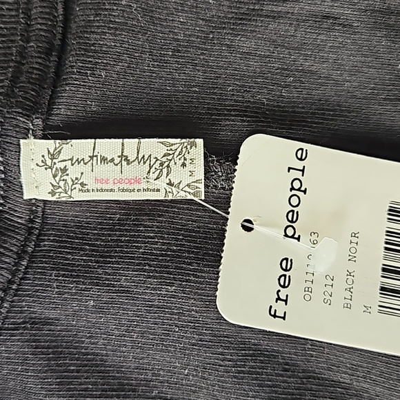 Free People U Neck Tank Black Size M - Picture 3 of 7